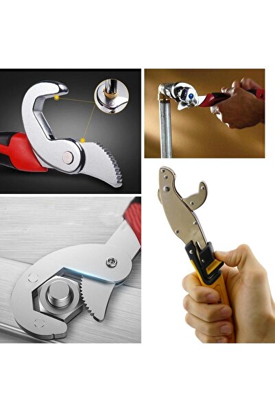 Badem10 Smart Pipe Spanner Multi-Purpose Nano Grip Frog Set Set of 2 10 - 24 mm Bolt Nut