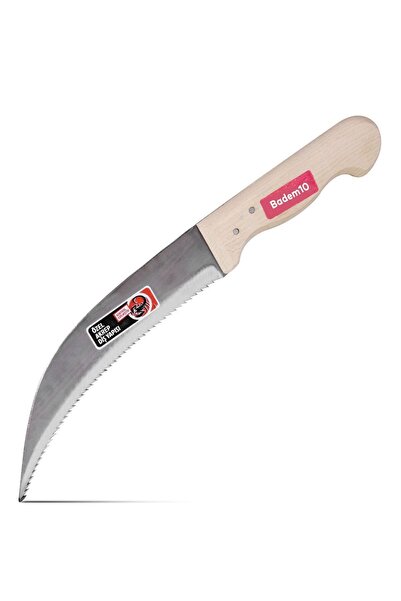 Badem10 Katlanmaz Ayçiçek Bıçağı Bağ Bıçkısı Özel Akrep Diş Yapılı 31 Cm