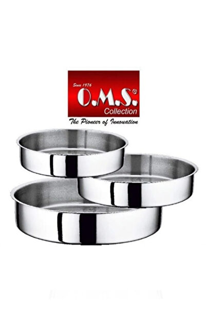 Moonzer صينية فرن من الفولاذ المقاوم للصدأ 18/10 مكونة من 3 قطع من OMS - جودة...