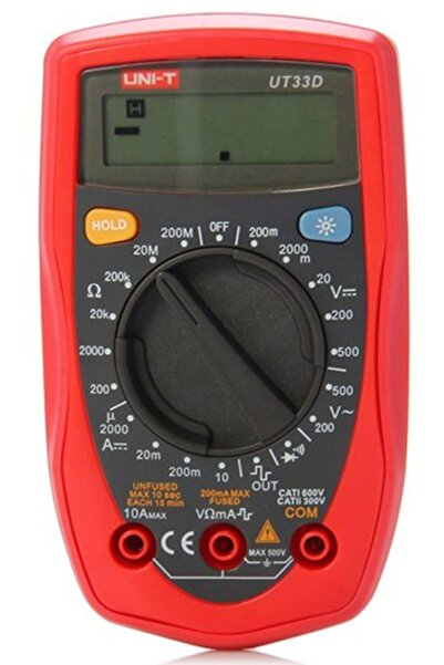 Rico Dijital Multimetre Ölçüm Cihazı Dijital Ekran Göstergeli