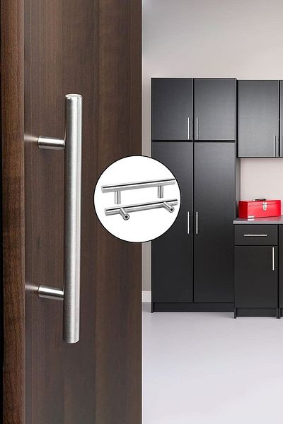 Badem10 Rozmarin (PREMIUM) 128 mm (12,8 cm) Mobilier inox Sertar de bucătărie Dulap dulap Mâner Mâner