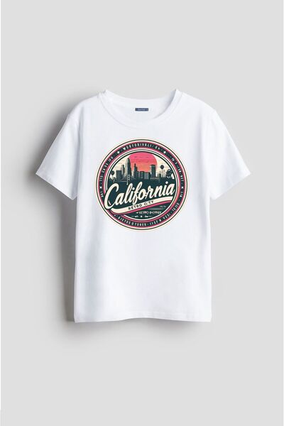 Darkia نمط مدينة كاليفورنيا - تي شيرت للأطفال للجنسين