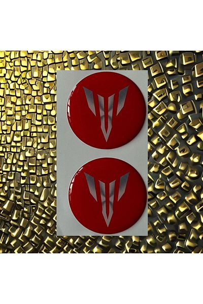 Fatih PHOENIX STICKER YAMAHA RED DROP LOGO 3.5x3.5 CM 2 PIECES