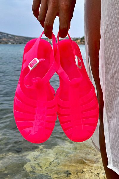 StWenn Σανδάλια θάλασσας Fuchsia Medusa - Γυναικεία αντιολισθητικά πέδιλα εξωτερικού χώρου με μαλακή σόλα