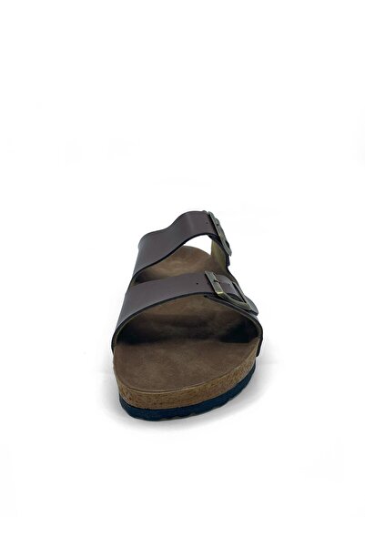 Slazenger Мъжки ежедневни кафяви чехли - SA11SK013