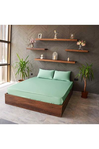 Yuvam Single Satin Sheet Set - 100% Cotton Paint
