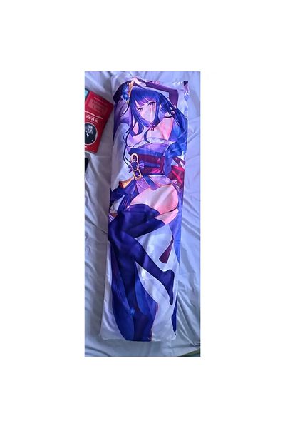 galaxyboutique Genshin Impact Raiden - Double Sided Hugging Pillow