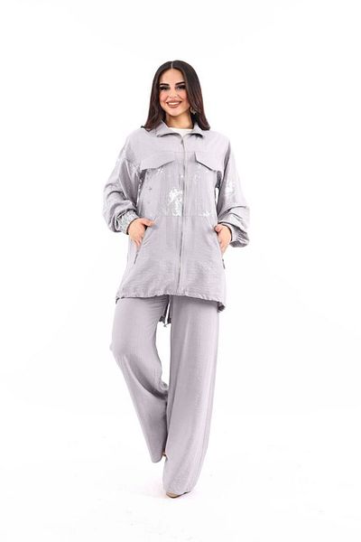 Jupe Cotton Patterned Tracksuit Set