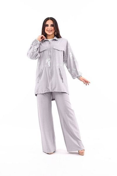 Jupe Cotton Patterned Tracksuit Set