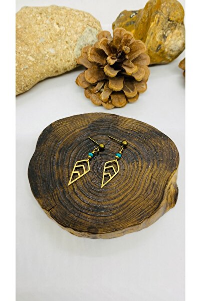 Porsuk Alternatif Handmade Design Brass Women Earrings