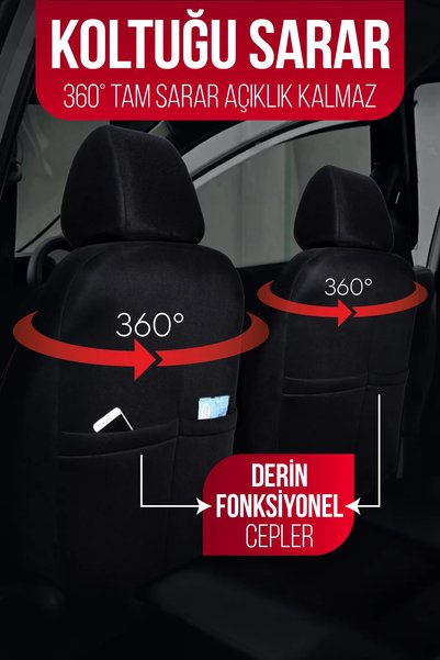 Genel Markalar Universal Pamuklu Oto Koltuk Kılıfı