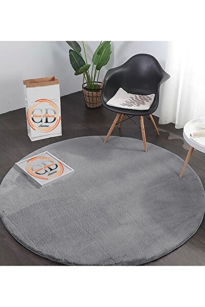 Casa Deluxe Home Gri Post Daire Yumuşak Yıkanabilir Kaymaz Dot Taban Antibakt...