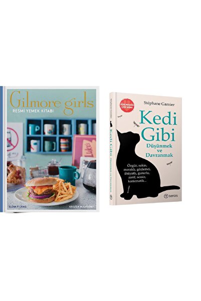 Teras Kitap Gilmore Girls + Kedi Gibi Düşünmek Seti 2 Kitap Takım