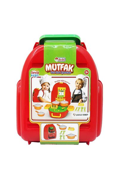 samatlı Candy Toy Kitchen Set - Rucksack 03837