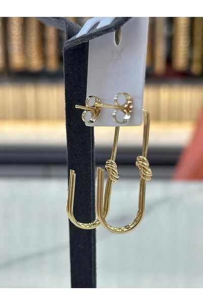 DEMOKAN YSX Series Non-Tarnish Love Knot Women's Earrings