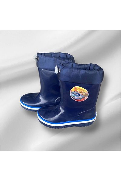 AkınalBella Αδιάβροχες γούνινες μπότες Navy Blue Boy