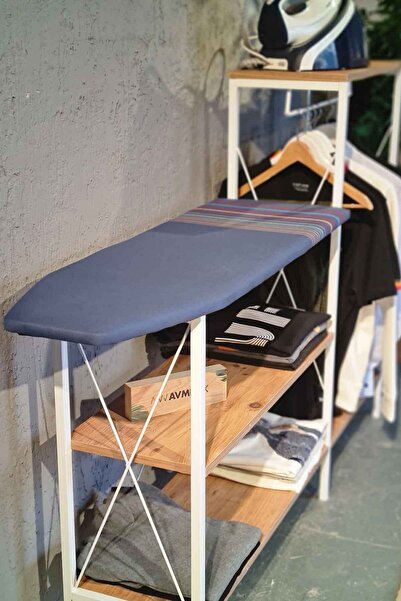 Avmpark Stally Askılı Ütü Masası Beyaz Atlantik Çam