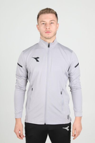 Diadora Alto Camping Tracksuit Single Top Gray