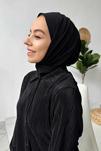 Ka Hijab Snap Bone - Μαύρο