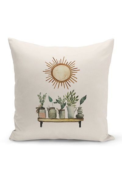 Bertille Home Bohemian Series Double Sided Digital Printed Throw Pillow Case (Bohemian Cushion Cover)