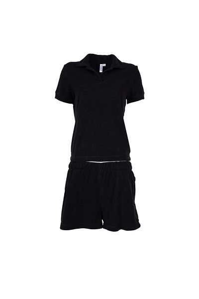 Baveno Cotton Shorts Set - Pocketed Bottom and Top Set