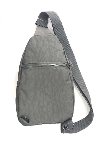 Bevitton Geantă de cruce unisex gri din material textil rezistent la apă / 3200