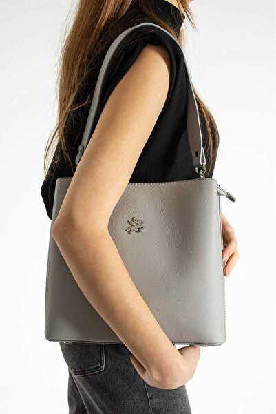 YOGII Жіноча сумка через плече з подвійними ременями та шкіряними кишенями - сумка через плече та ручна сумка A-класу, дуже функціональна