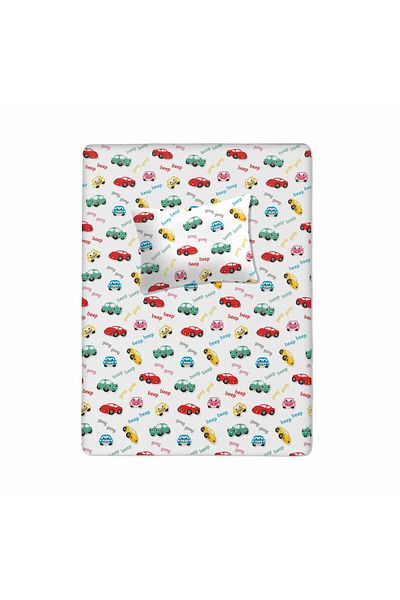 Lief Home 100% Cotton Baby Sheet and Pillowcase - 115x150 / 35x45