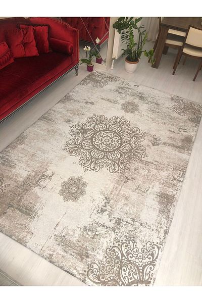 Madame Clean Home Gray Silk Velvet Velvet Model Carpet Cover - Elastic (6m2) 200x300