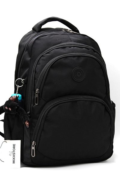 ms mixxstore Satin negru unisex - Geanta de voiaj de marime mari, hidrofuga / 346