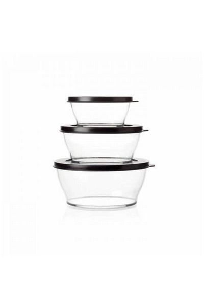 Tupperware Royal Set of 3 Storage Containers 2.4 Lt- 1.3 Lt- 990 ml