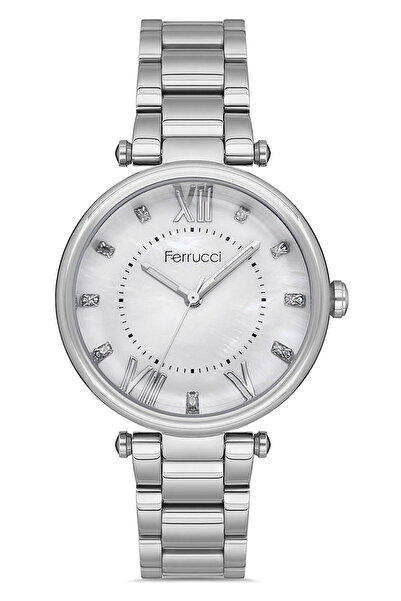 Ferrucci Premium Women's Wristwatch - Steel Cord, Waterproof, Stainless, Jewe...