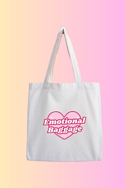 designedfy Waterproof Emotional Baggage Tote Bag - Printed