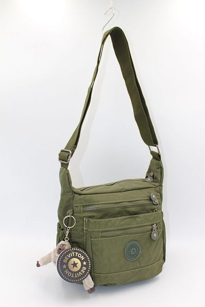 Bevitton Women's Crinkle Light Fabric Messenger and Shoulder Bag / 3100