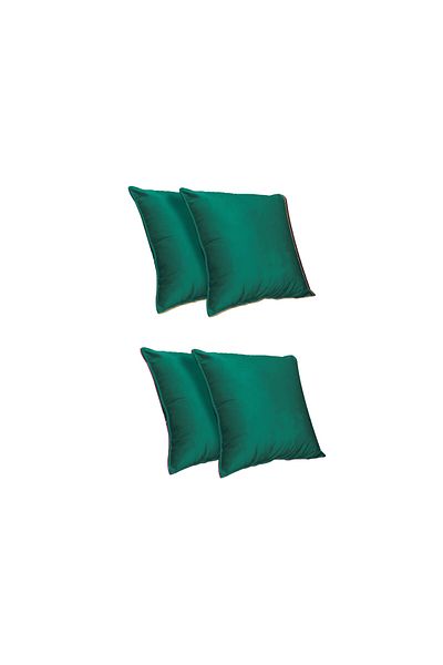 In House Velvet Decorative Cushion Set Solid Design - 45x45 cm