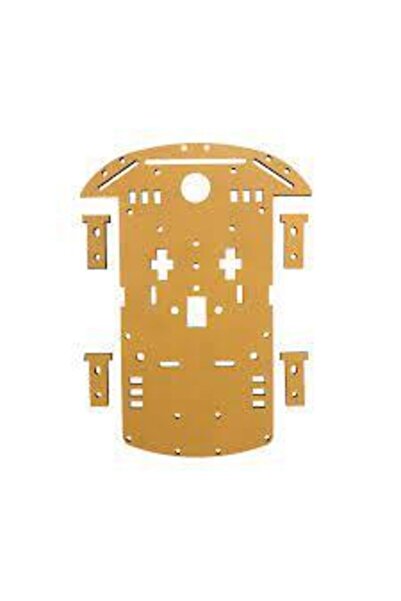 Arduino Akrilik Şase 2wd 2 Çeker Robot Araç Için