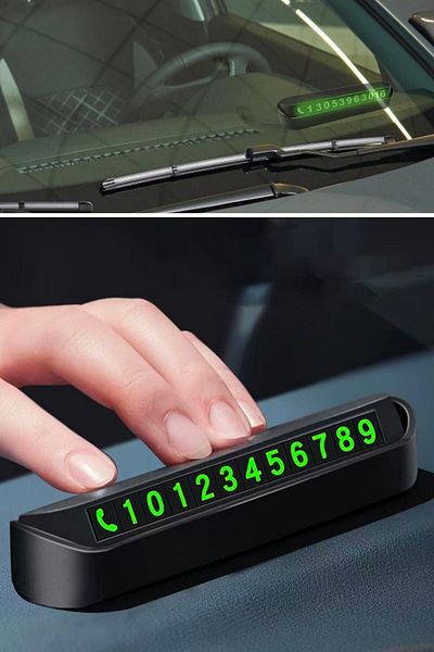 Buffer Practical Phosphorescent Phone Number - In-Car Numberer for Yamzak