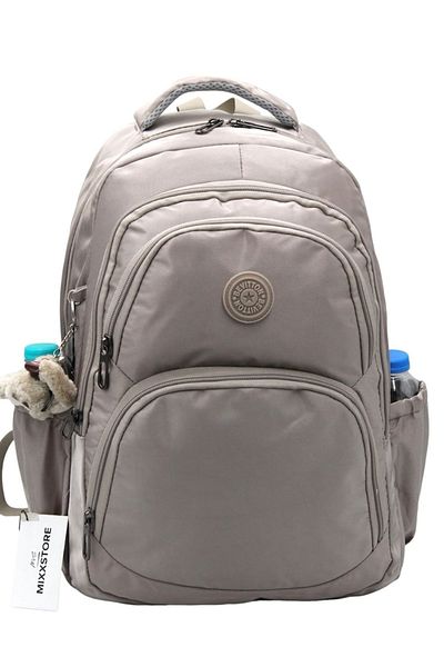 ms mixxstore Unisex Mink Water Repellent Satin Fabric - Μεγάλο Μέγεθος Ταξιδιωτική και Σχολική Τσάντα / 34600