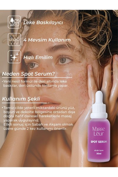 Masse Leur Anti-Spot Serum and Korean Ginseng Strawberry Peeling 2-Piece Spot Treatment Set