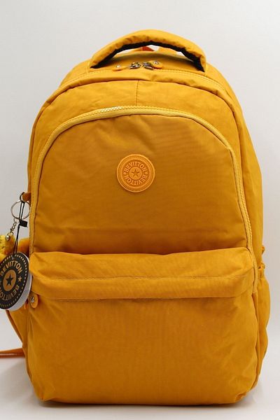 Bevitton Αδιάβροχο ύφασμα Unisex Mustard Σχολικό Σακίδιο πλάτης και τσάντα ταξιδιού // 2200