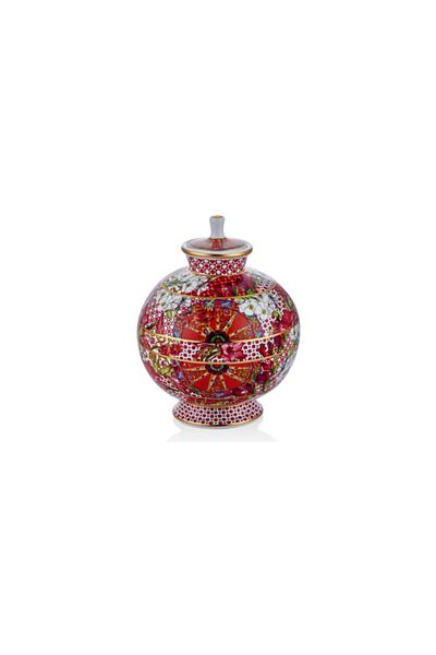 LAMEDORE 2L Capacity Lilyum Patterned Small Chubby Bottle