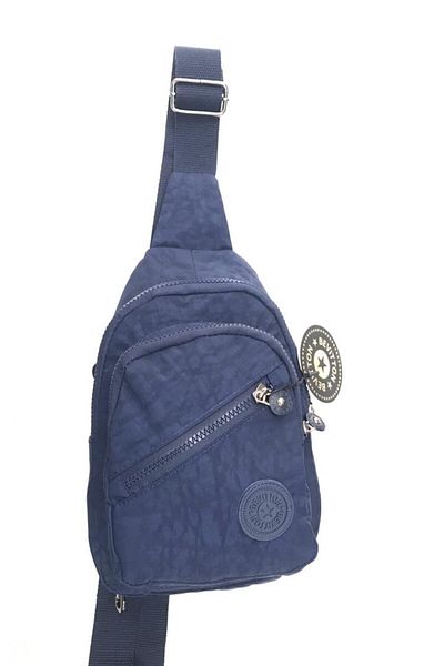Bevitton Unisex Navy Blue Αδιάβροχη υφασμάτινη μπροστινή τσάντα χιαστί / 3200