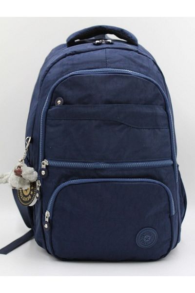 Bevitton Αδιάβροχο ύφασμα Unisex Navy Blue Color Backpack / 2400