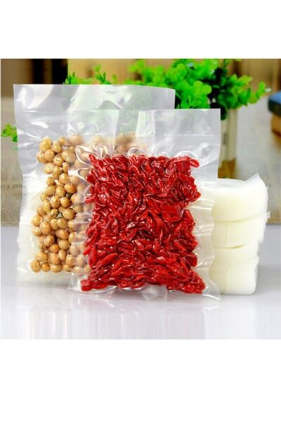 Maxi Life 150 Adet Tırtıklı Vakum Makinesi Poşeti Torbası 17x25cm