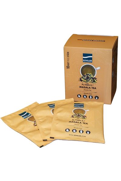 Schiller Pack of 10 Masala Tea - Open Brew with Inner Method