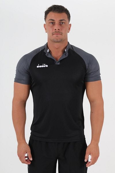 Diadora Premium Camping T-Shirt Μαύρο