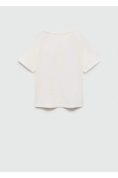 MANGO Kids Βαμβακερό μπλουζάκι με σχέδια