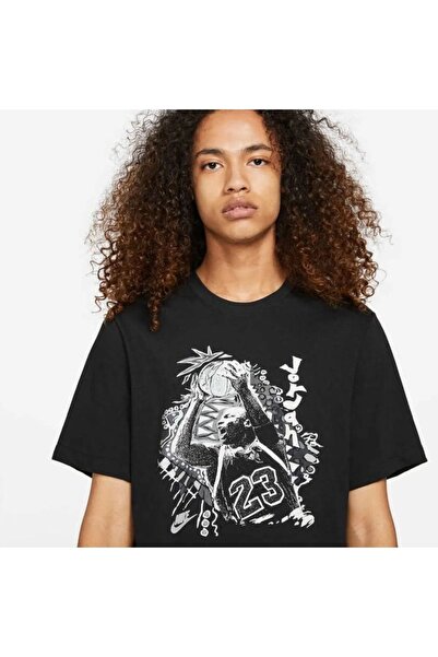 Nike Jordan Vintage Graphic Short-slleeve Erkek Siyah Spor T-shirt