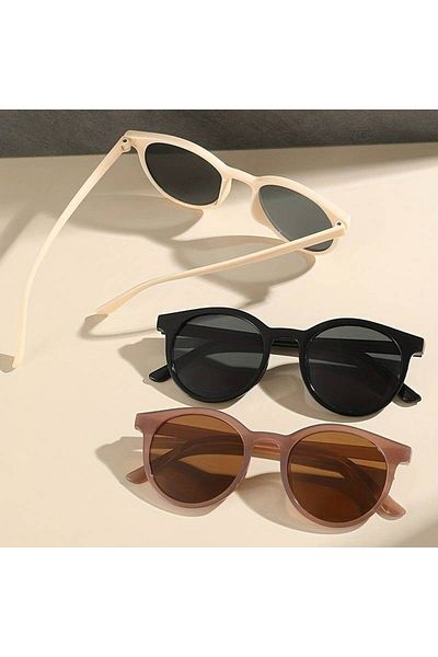 Alexis Carrel new Season Unisex Trend Model - 3-piece SunGlasses Set