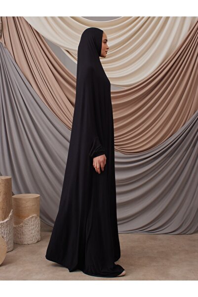 Femple Modest Μαύρο Πρακτικό Προσευχή Φόρεμα - Onesize Prayer Dress